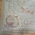 Aubusson Carpet 9X12 Large Size French Wool Carpets 8X10 Light Colors for Living Room Bedroom